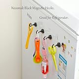 Neosmuk Black Magnetic Hooks Heavy Duty Pack of 6 with Hook NdFeB view 5