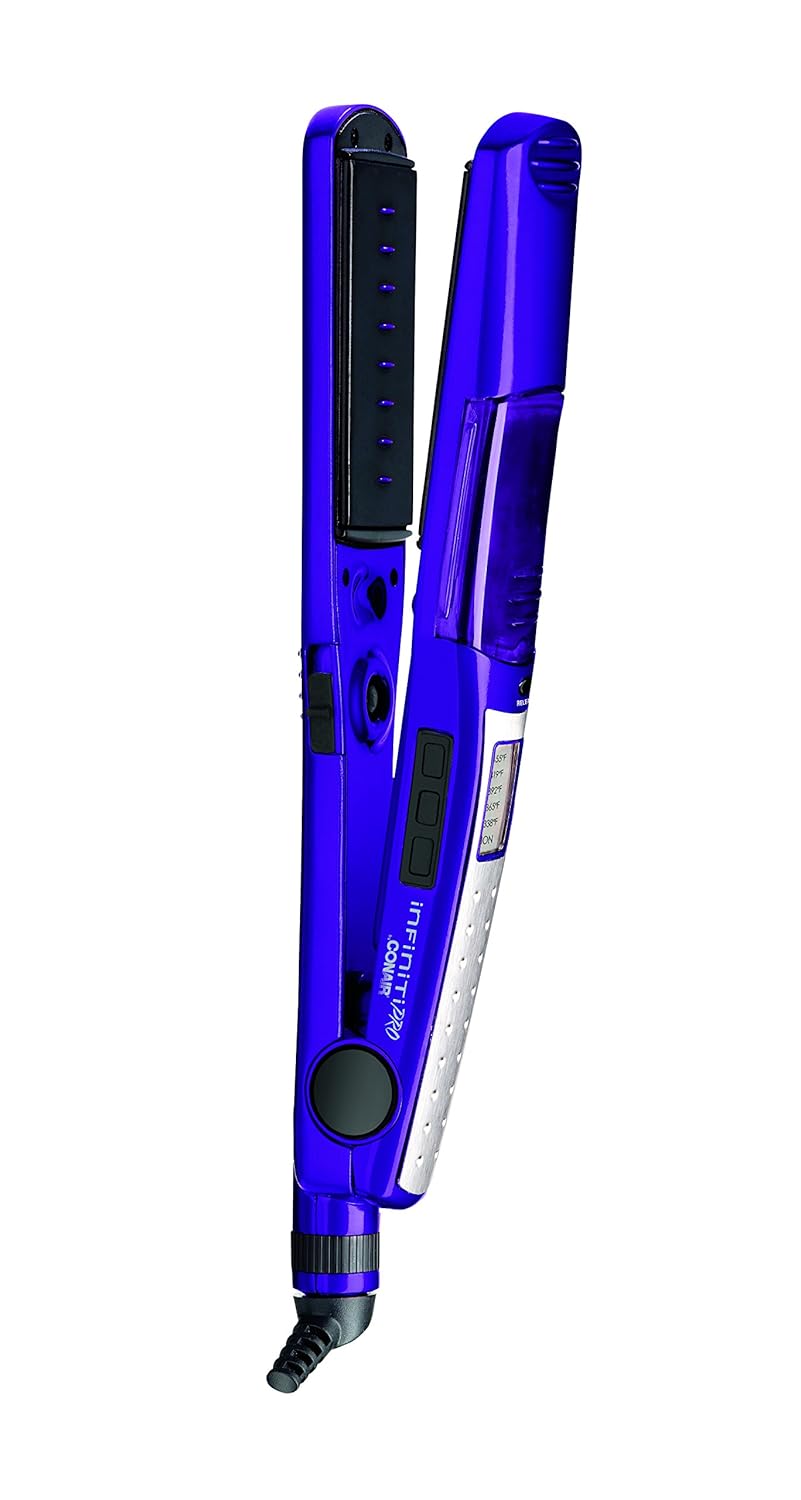 INFINITIPRO BY CONAIR Ionic Steam Flat Iron; 1 1/2-inch; Purple