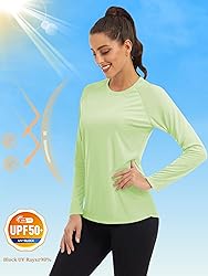 MAGCOMSEN Running Shirts for Women UV Shirts for