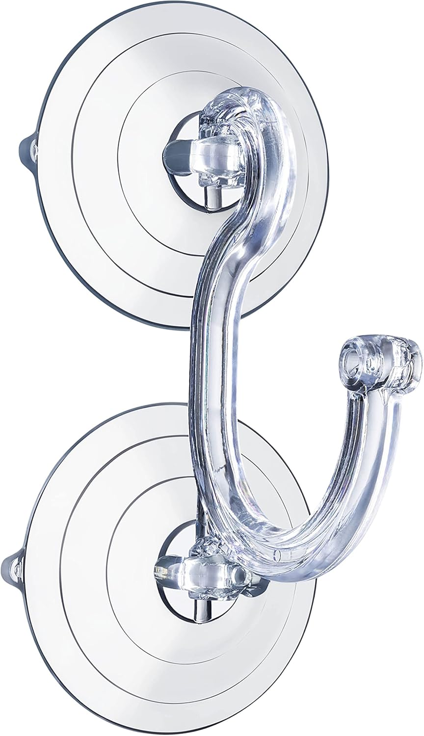 Wreath Hangers - SEWANTA Christmas Wreath Hanger for Glass Front Door - Giant Suction Wreath Hanger, Hang Large or Heavy Wreaths Securely on Glass Doors and Windows up to 20 Lbs - Heavy Duty Wreath Holders - USA Made