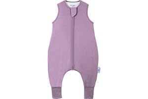 HIBBY Rayon from Bamboo Baby Sleep Sack with Feet & Legs | 1.0 TOG | Luxuriously Soft