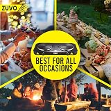 Zuvo 2000W Double Hot Plate – 2 Ring Portable Electric Hob with Thermostat view 6