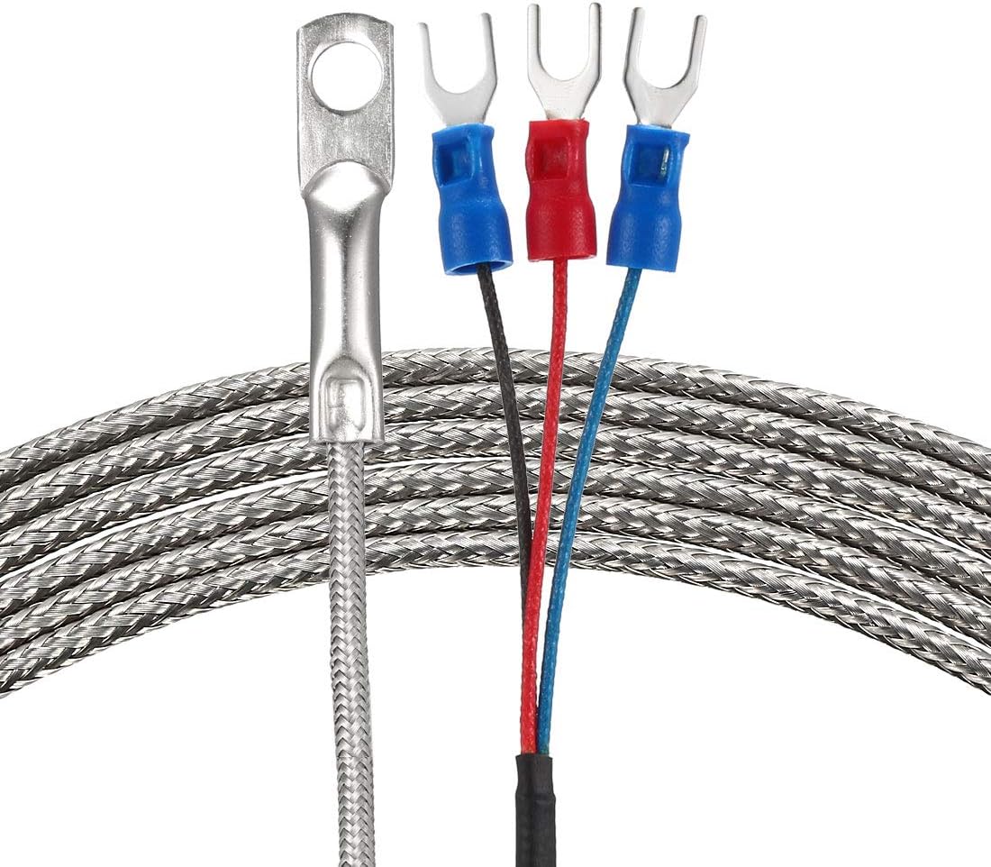 uxcell Thermocouple 6mm Dia Temperature Sensor Probe(-45 to 420C) 3.3ft