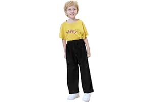 TopTie Adult Kids Karate Pants Martial Arts Student Karate Gi Pants