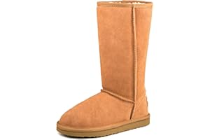 AUSLAND Genuine Suede Women's Classic Snow Boots Waterproof Winter Boot
