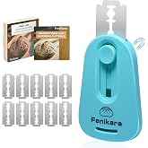 Professional Bread Lame,Upgraded Extractable &amp; Magnetic Bread Lame Dough Scoring Tool,Premium Sourdough scoring tool for Sourdough Bread baking &amp; Bread Making Tools,Includes 10 Razor Blades (Blue)
