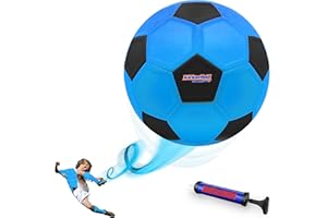 Kickerball - Curve and Swerve Soccer Ball/Football Toy - Kick Like The Pros, Great Gift for Boys and Girls - Perfect for Outdoor & Indoor Match or Game