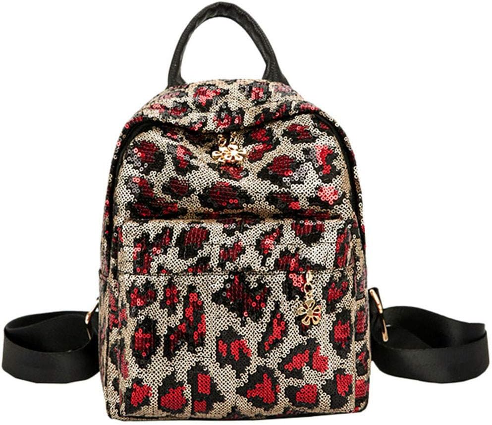 Sonnena Girls Womens Glitter Backpack School Bags Sequin Bling Travel Rucksack Casual Book Bags Satchel Daypack for Teenagers Ladies