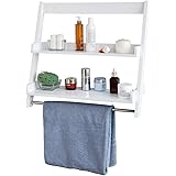SoBuy® Estantería de pared, estante de pared, estantería de baño