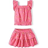 The Children's Place baby-girls And Toddler Tank Top and Skort 2 Piece Outfit Set
