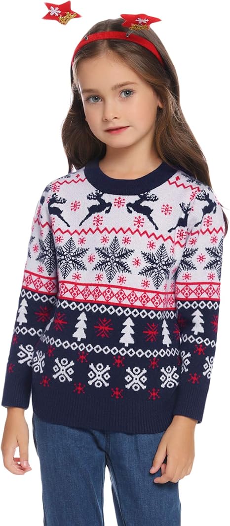 pull fille noel