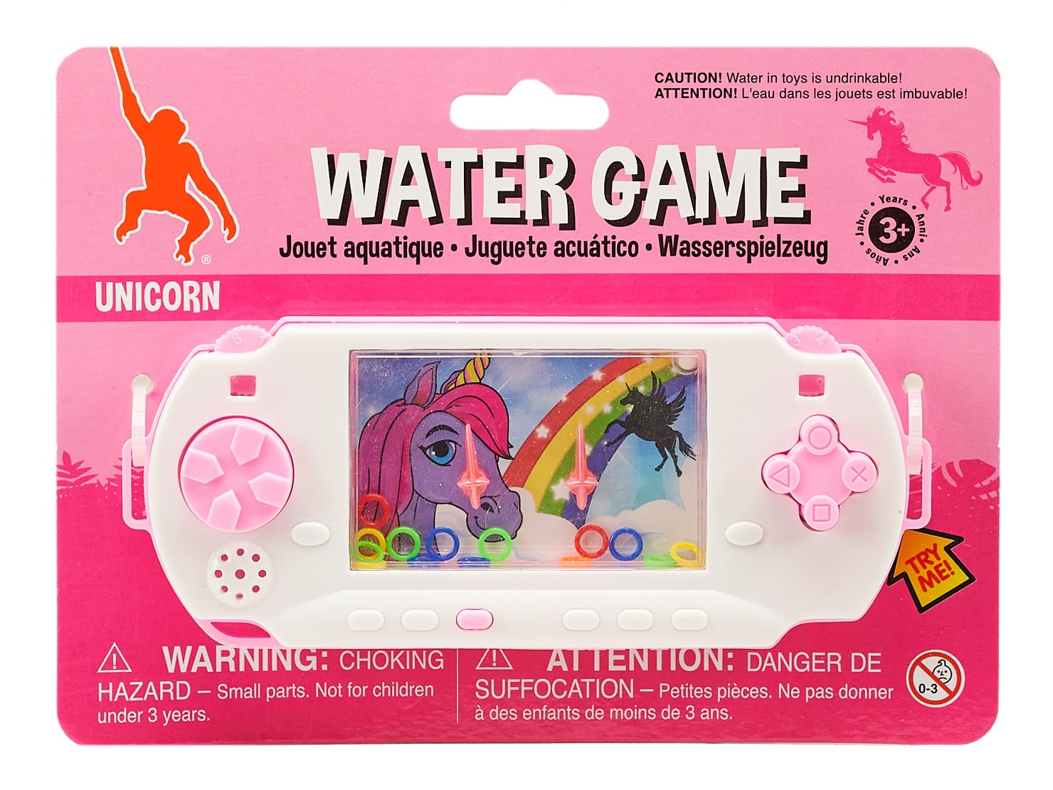 Wild Republic Water Games Unicorn, Sensory Toys, Kids Gifts, Hand Held Toys, Unicorn Party Favors, 6"