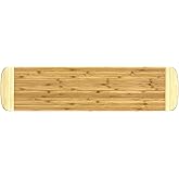 Totally Bamboo Palaoa Bread Serving & Cutting Board, Great for Charcuterie and Appetizer Spreads, 23" x 6"