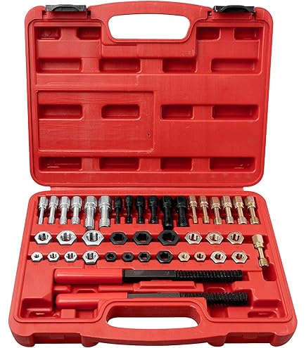 BILITOOLS Kit De Réparation De Filetage M6 X 1,0 - Kit De Réparation Métrique Hélicoïdal HSS