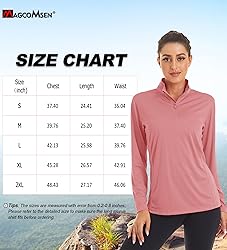 MAGCOMSEN Sun Shirt Womens Uv Protection Shirts