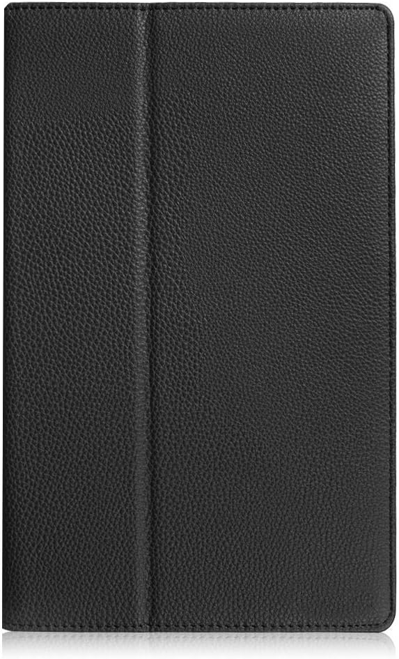 NPOLE Slim Tablet Case for NeuTab New K1 2017 Edition/Elecost E10.1 / Nuvision 10.1 TM101A620M, Premium PU Leather Stand Cover Black