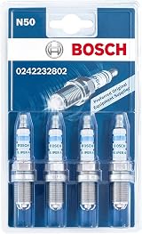 Bosch Spark Plug Set 4 x N50 for Gasoline Engines