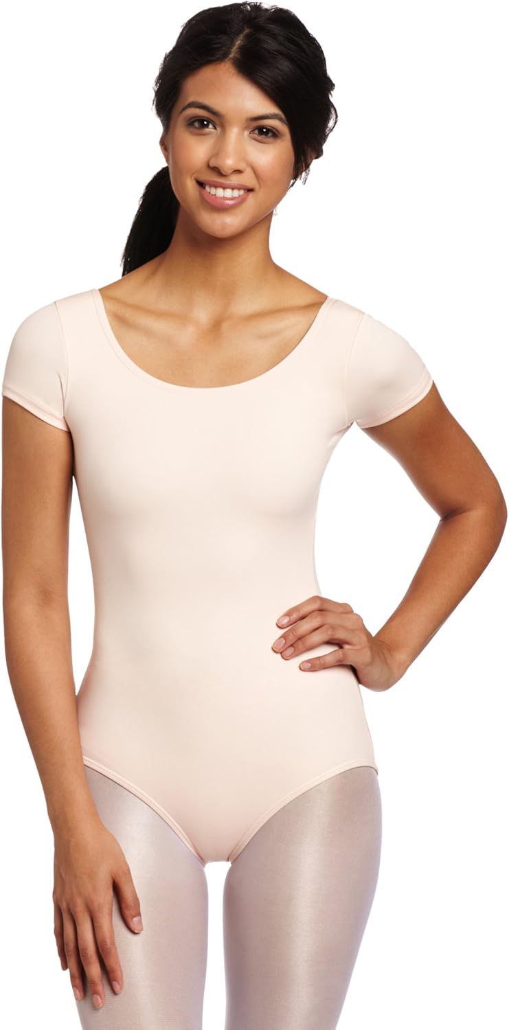 Capezio Women's Team Basic Short Sleeve Leotard: Clothing
