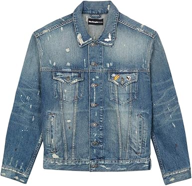 the kooples black denim jacket