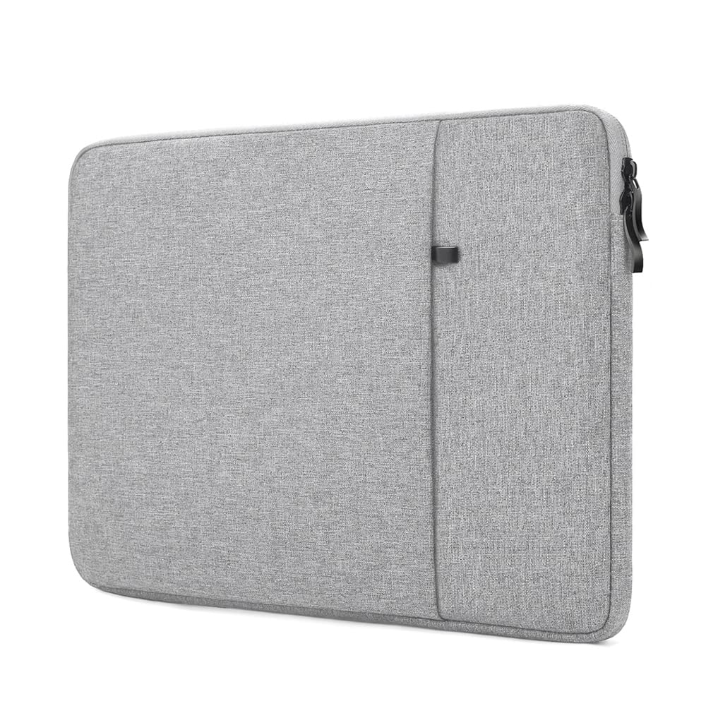 ProElife 13-Inch Laptop Sleeve Case for 2026-2022 MacBook Air 13.6 inch with Apple M5 M4 M3 M2 & MacBook Neo 13 inch 2026 (A18 Pro) Accessory Travelling Carry Canvas Bag Cover Simple Case (Grey)