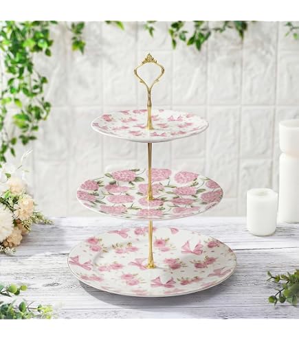 Amazon.com: Royal Albert 100 Years Cake Stand Three-Tier (Bouquet