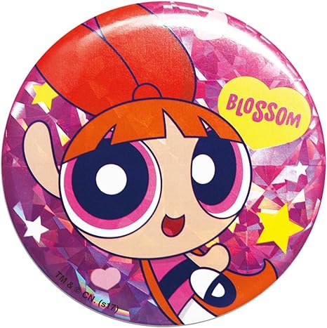 Amazon パワーパフガールズ 缶バッジ ブロッサム バッジ ホビー