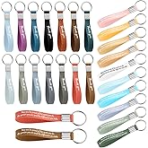 Fumete 100 Pcs Employee Thank You Keychain Bulk Appreciation Keyring Christmas Gift Inspirational Silicone Keychain for Team Coworker Teacher Group Office