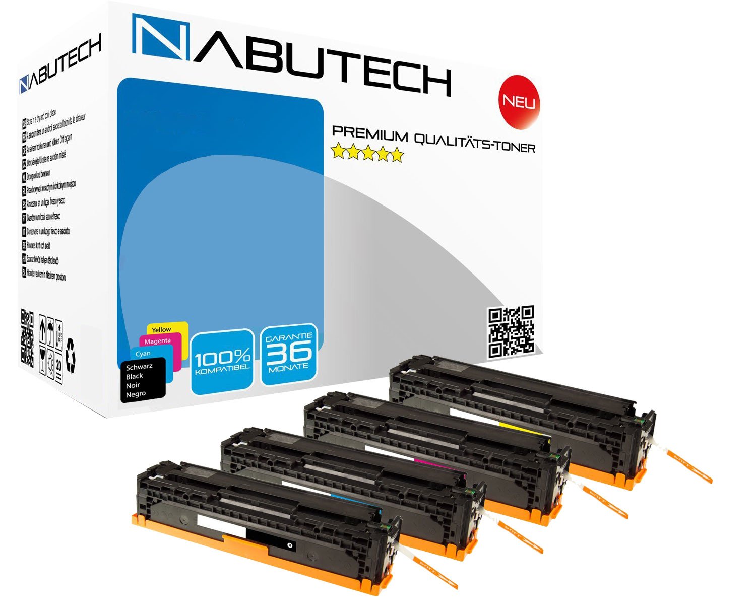4 Nabutech Toner Compatible to HP 125A 