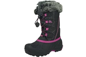 ICEFACE Snow Boots Kids Waterproof Durable and Slip Resistant Winter Snow Boots for Boys and Girls with Insulated Fleece Lining Perfect for Snowy Adventures Ideal Snow Boots toddler to Keep Feet Warm and Dry