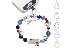 YJacuing Alien Stage Rabbit Series Blind Box Phone Wrist Strap, Anime ALNST Mystery Beaded Bracelet Charm Wristlet Chain (Sin