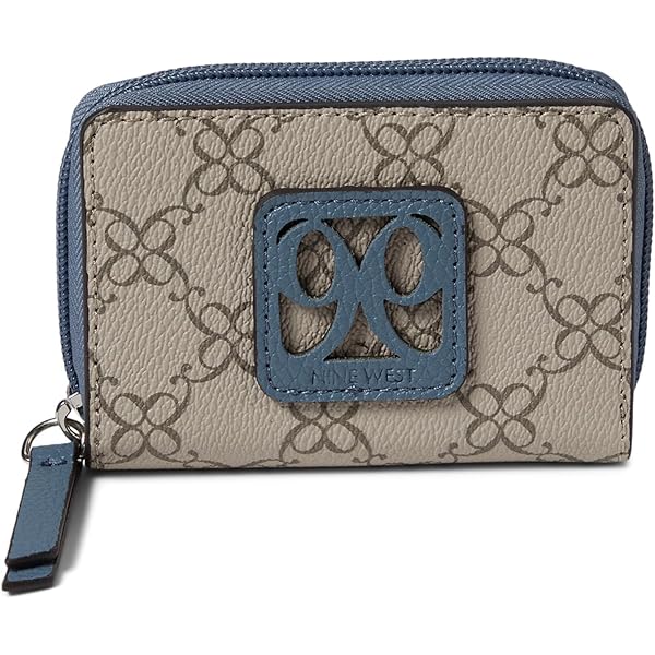 Amazon.com: Nine West Aidie Slg Small Zip Around Pale Gold