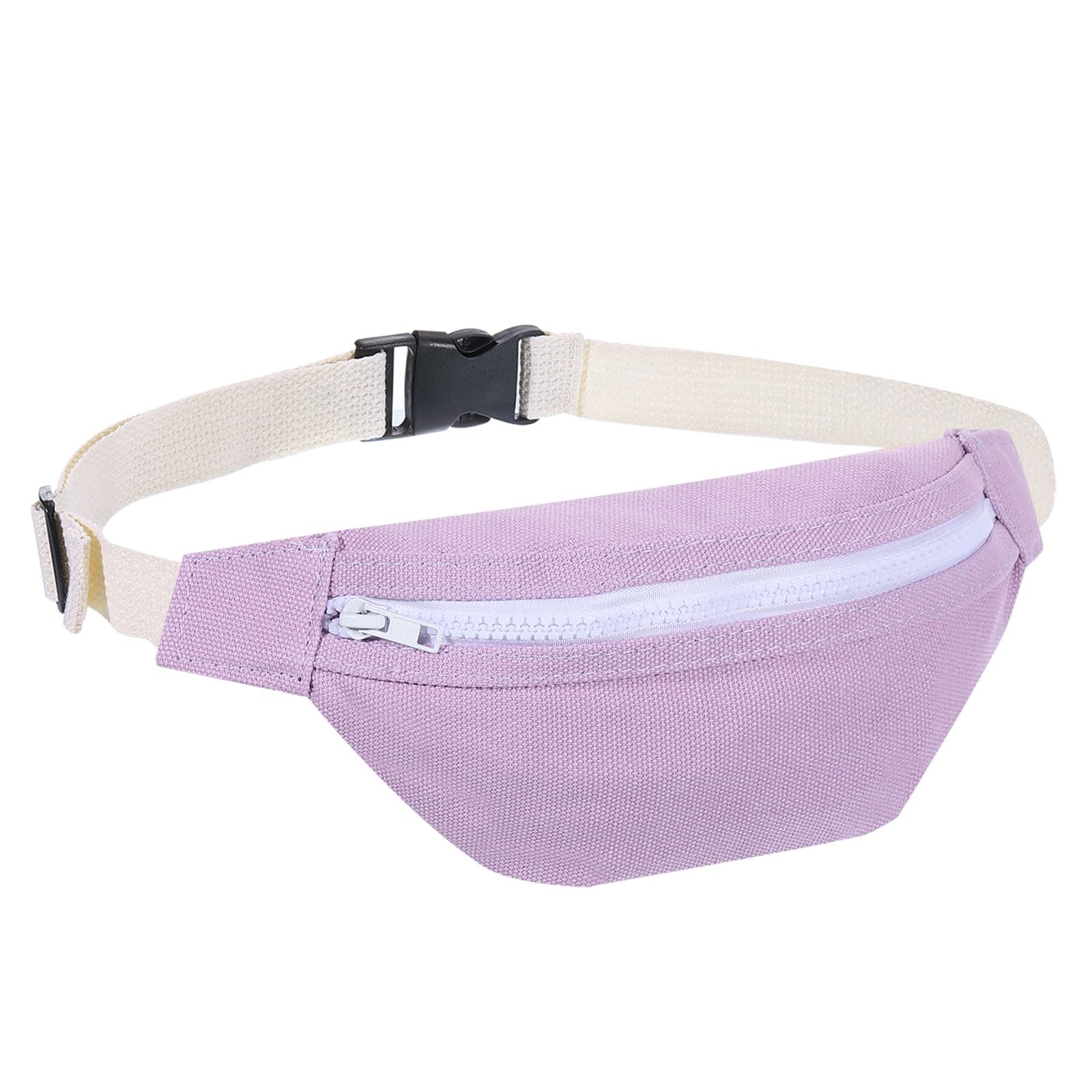 PATIKIL Fanny Pack, Belt Bag Crossbody Waist Bag with Adjustable Strap for Women Men Travel Running Hiking Cycling, Purple