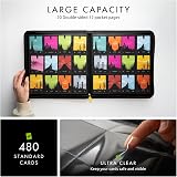 Vault X 12 Pocket Trading Card Zip Binder 480 Cards Exo-Tec Yellow view 4