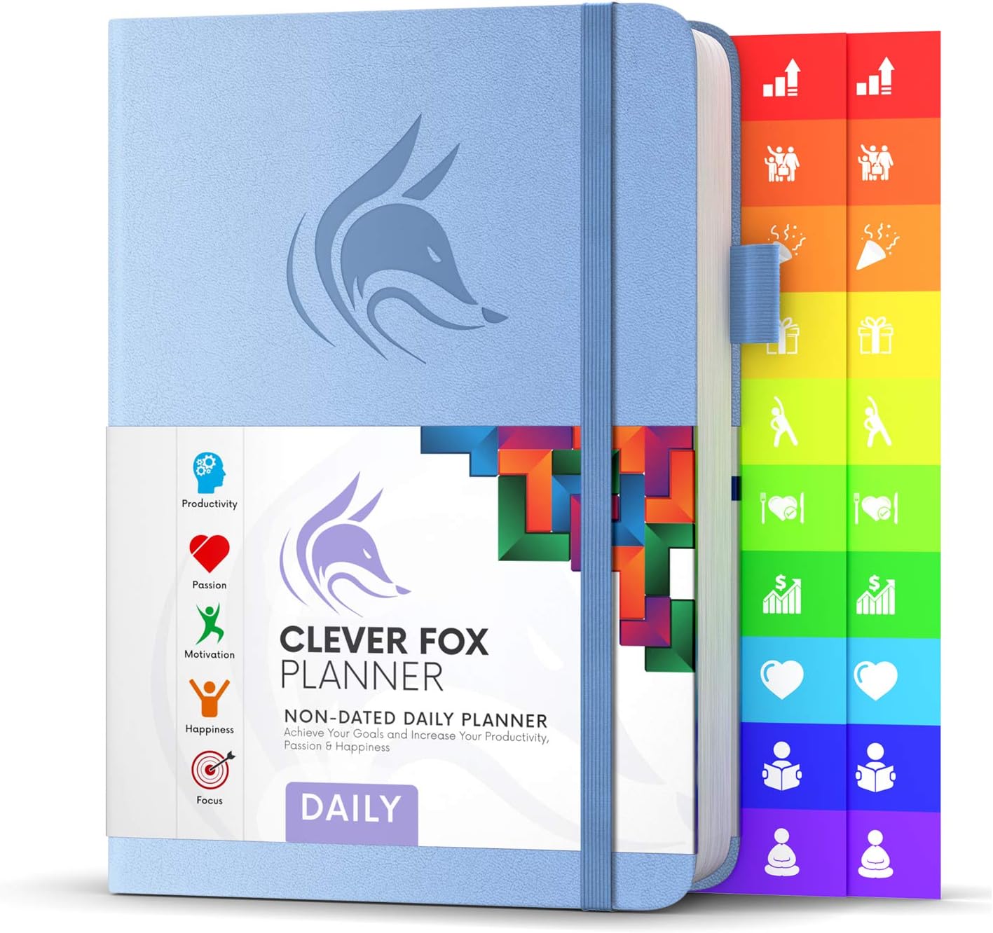 Clever Fox Planner Daily Best Agenda & Daily Calendar to Boost