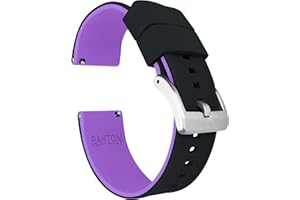 BARTON WATCH BANDS BARTON Elite Silicone Watch Bands - Gold Buckle Quick Release - Choose Color - 18mm, 19mm, 20mm, 21mm, 22mm, 23mm & 24mm Watch Straps