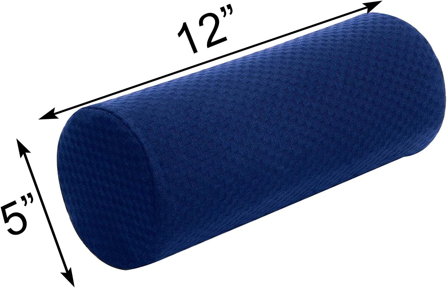 Carex Lumbar Roll Lower Back Support Pillow - Chair Seat Posture Corrector - Relieve Spine and Neck Pain with McKenzie Method, Use in Bed During Sleep, Car While Driving and Working at Office Desk: Health & Personal Care