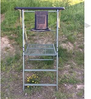 Puesto de Caza portátil ALU/Altura de Asiento: 1,20m / De Aluminio