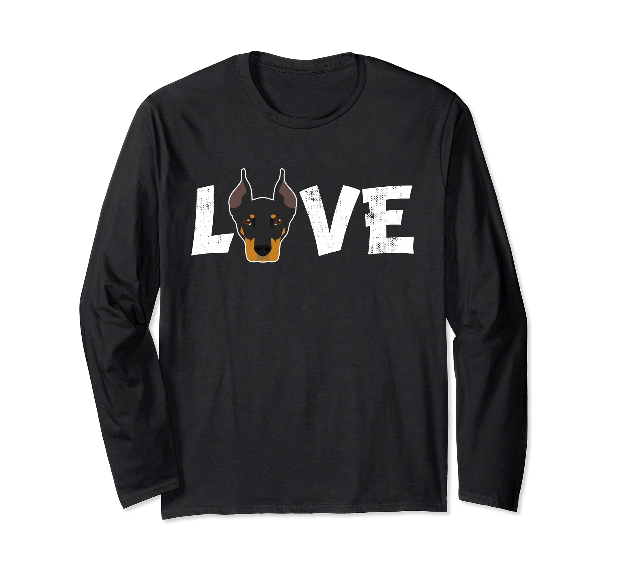 Dog Mom Dog Dad Dobberman Dog Pet Lover Long Sleeve T-Shirt
