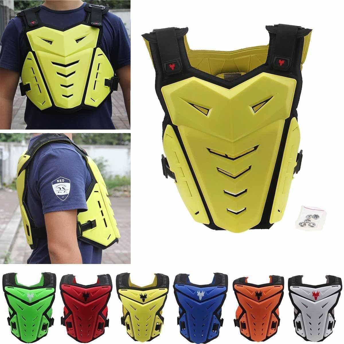 Possbay Motorcycle Body Armor Gear Back Chest Protectors Motocross Dirt Bike Unisex S-XXL For Riding Cycling Skating Skiing Scooter