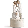 Willow Tree Surrounded By Love Musical Figure - Hand-Painted Resin Sculpture