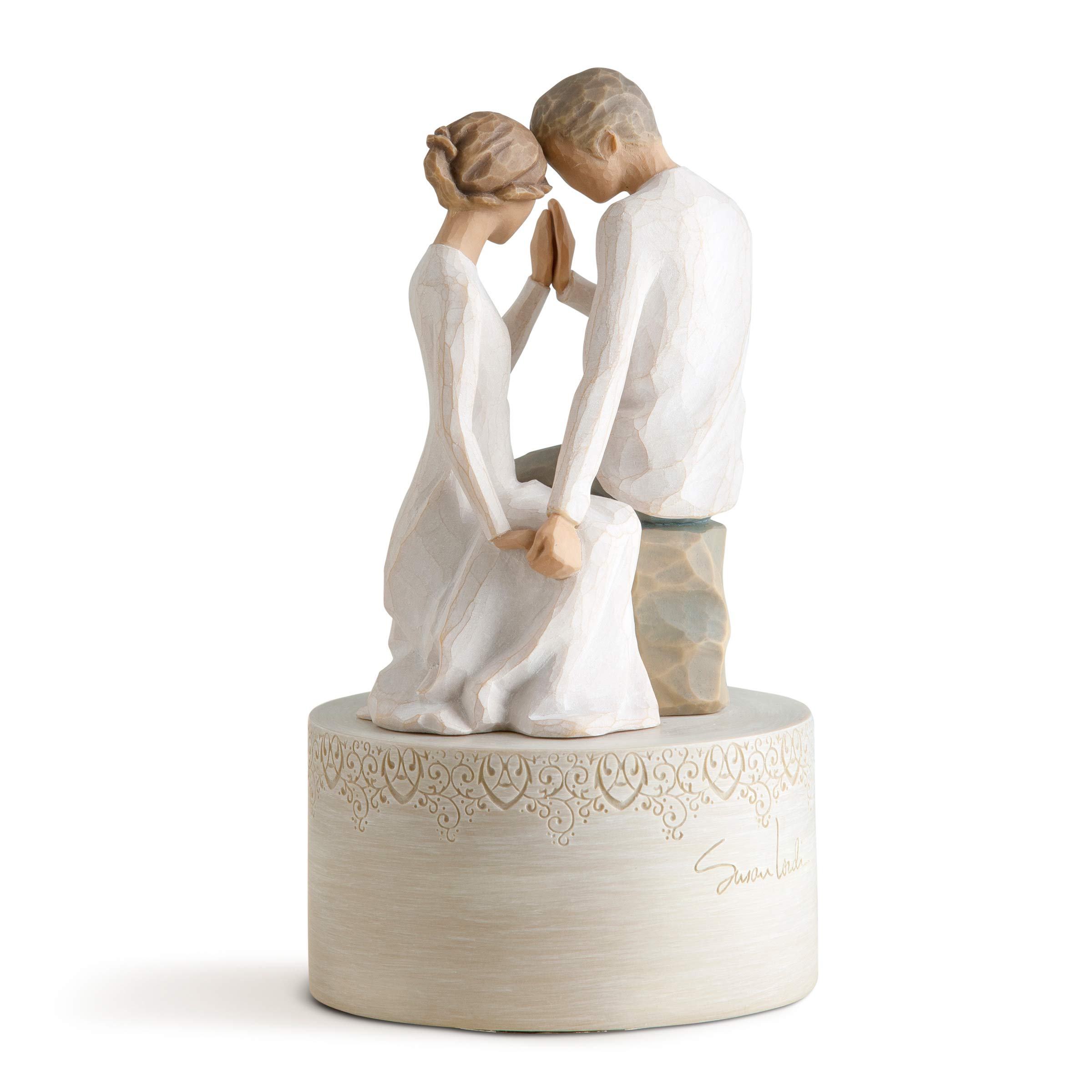 Willow Tree Cake Topper Modern 15x15x17.7 cm beige