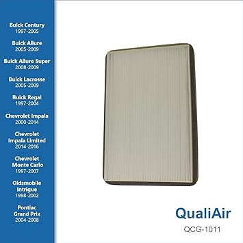 Amazon Com Qualiair Qcg 1011 Cabin Air Filter For Buick