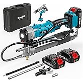 Seesii Grease Gun, Innovative 2-in-1 Easy-to-Use Electric Grease Gun, 5.3 oz/min 12,000 PSI High-Efficiency Battery Powered G