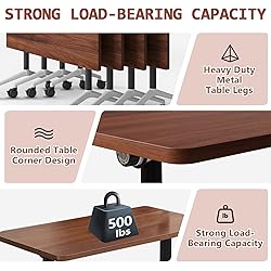 SOIUDNEB Conference Table,Wooden Folding Conference