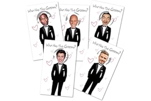 UKEBOBO Cute Bridal Shower Games - Scratch Off Bridal Shower Game.Funny Bachelorette Party Games - Who Has The Groom - 33 Sheets