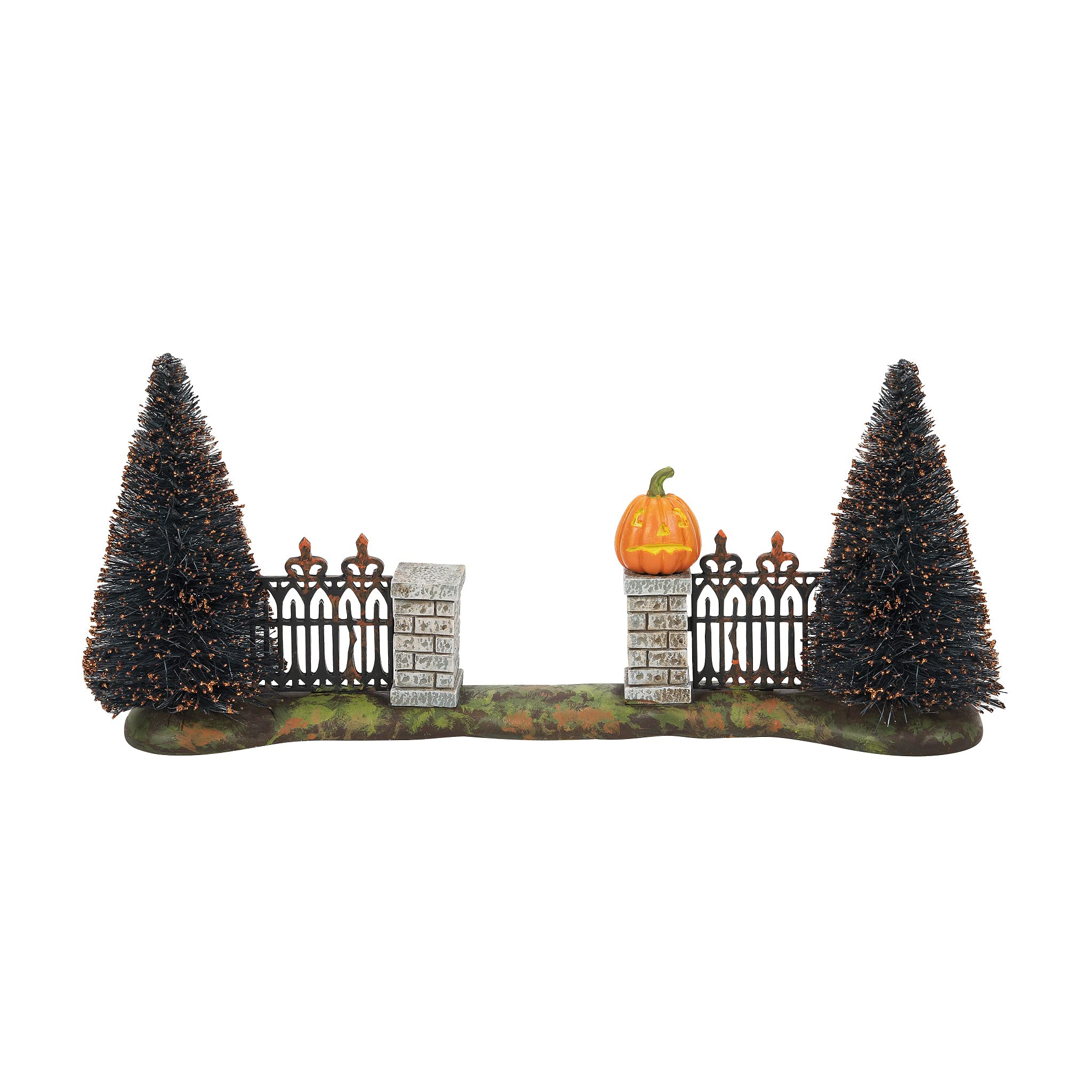 Department 56 Village Accessories Halloween Entry Gate Figurine, 4 Inch, Multicolor