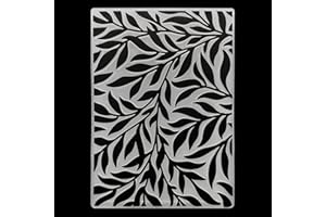 HIENAJ Leaf Background Embossing Folders for Card Making Scrapbooking & Stamping Supplies Card Making Supplies and Other Paper Crafts EM4