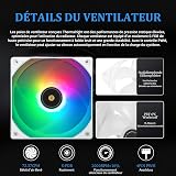 Thermalright Frozen Notte 360 WHITE ARGB CPU Cooler 3x120mm PWM Fan LGA 1700 AM4 view 5