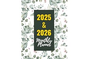 2025-2026 Monthly Planner: Navigate Through Two Years (January 2025 through December 2026) with Purpose, Planning, and Presence – Your Two-Year Schedule Organizer with Floral Cover
