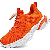 Xingfujie Boys Girls Shoes Kids Sneakers Lightweight Breathable Tennis Athletic Running Shoes for Toddler/Little Kid/Big Kid